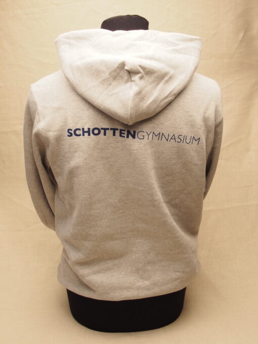Hellgrauer Hoodie Schottengymnasium – Bild 2