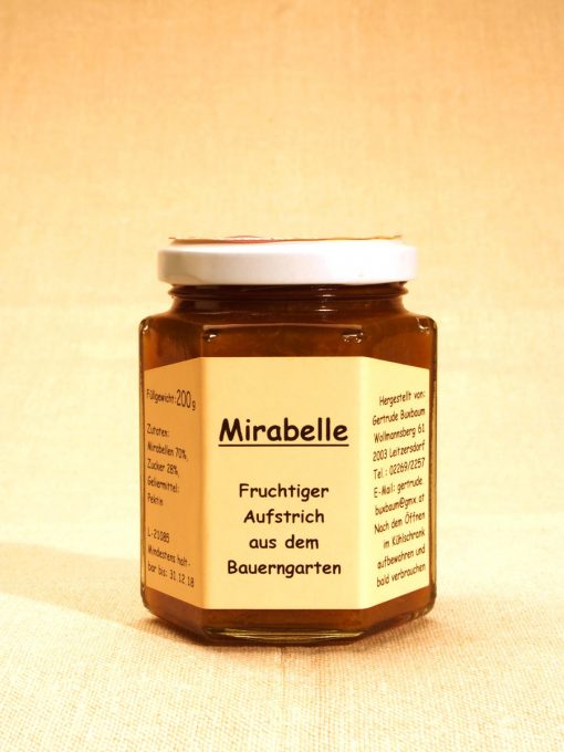 Mirabellen Fruchtaufstrich